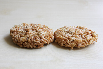Khaotan, rice cracker. North thailand Food