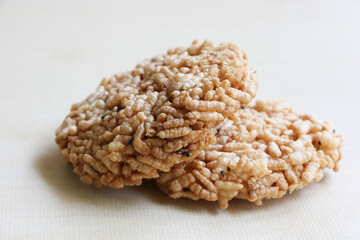 Khaotan, rice cracker. North thailand Food