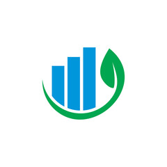 Report Chart Logo , Finance Logo
