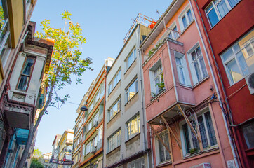 Obraz premium colorful houses in the old town