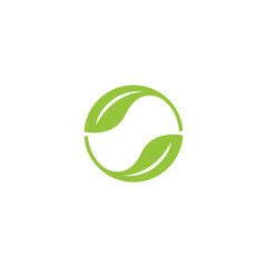 Eco Logo Symbol Vector Simple