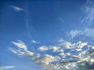 Obraz premium blue sky with clouds