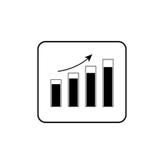 Data statistics icon | vector icon