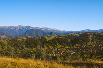 autumn landscape in the mountains