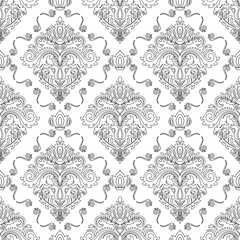 Classic seamless pattern. Damask orient ornament. Classic vintage background. Orient ornament for fabric, wallpaper and packaging
