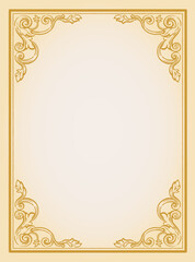 アンティーク風フレーム。ロココ、バロック風