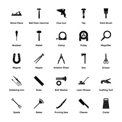 Mechanical Tools Icons 