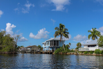 Fototapeta na wymiar Haus in den Everglades Florida