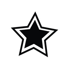 Star Favorite Symbol Icon Vector Design Illustration