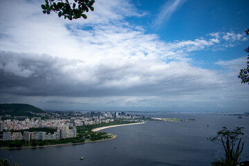 Sea, city and sky in Rio de Janeiro