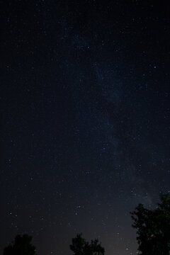 Nachthimmel mit Milchstraße