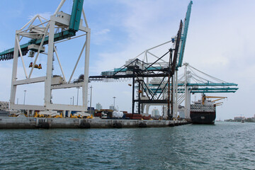 Fototapeta premium Hafen in Miami