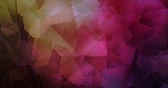 4K looping dark pink, yellow abstract video sample. Modern abstract animation with gradient. Clip for your commercials. 4096 x 2160, 60 fps. Codec Photo JPEG.