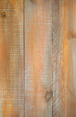 Background from wooden light brown horizontal vintage boards, as an abstract texture, copy space.