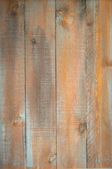 Background from wooden light brown horizontal vintage boards, as an abstract texture, copy space.