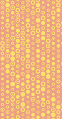 Abstract Color Halftone Dots generative art background illustration
