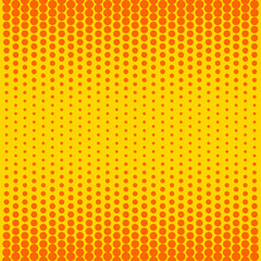 yellow color of circle halftone background illustration design vector