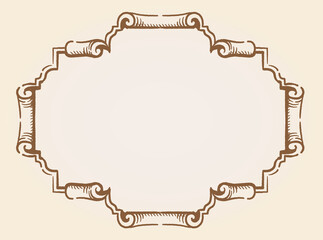 アンティーク風フレーム素材。ルネサンス、ゴシック風