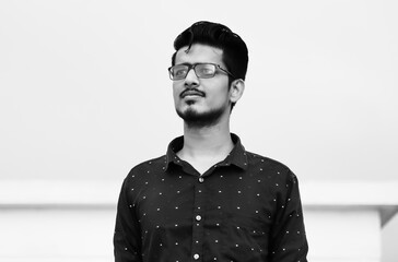 portrait of a handsome man