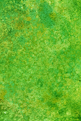 Beautiful dark green texture abstract wall background, ribbed surface texture with copy space, unusual mottled brown surface background