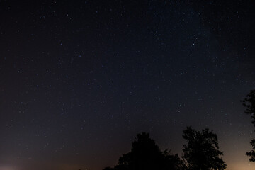 Fototapeta na wymiar Nachthimmel mit Milchstraße