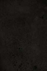 Beautiful dark texture abstract wall background, ribbed black surface texture with copy space, unusual gray spotted surface background