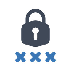 Password lock icon
