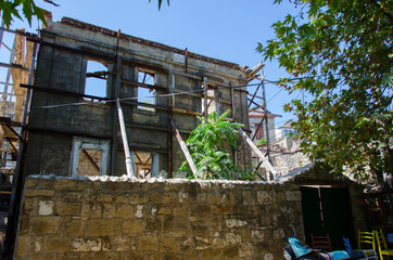 old abandoned building