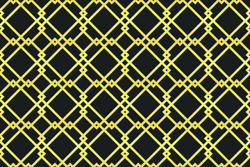 Geometric seamless pattern with lines. Lattice design.