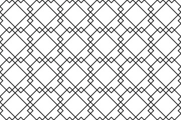 Fototapeta premium Geometric seamless pattern with lines. Lattice design.