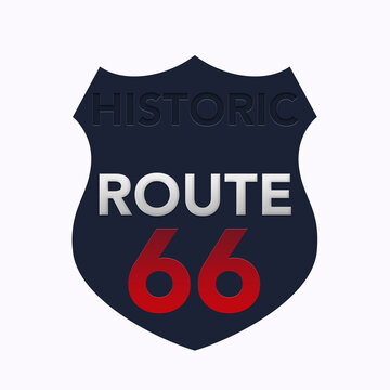 Historic Route 66 spring summer colors  navy blazer flame scarlet brilliant white, isolated on white background