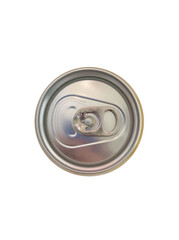 Soda, pop  or beer container aluminum can isolated on white background