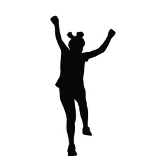 a child body silhouette vector