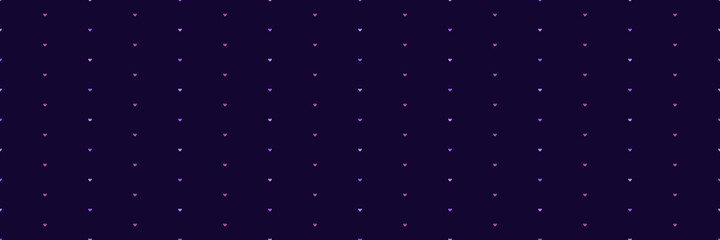 Dark background with colored hearts. Seamless texture with hearts. Print for banner, flyer or poster