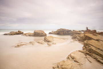 Las catedrales beach in galicia, spain