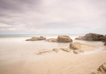 Las catedrales beach in galicia, spain