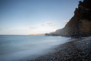 beach in Asturias coast, Spain