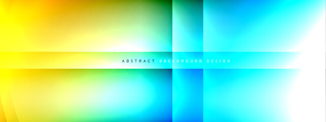 Vector abstract background - circle and cross on fluid gradient with shadows and light effects. Techno or business shiny design templates for text