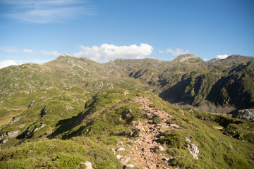 Fototapeta na wymiar somiedo mountains in asturias,spain