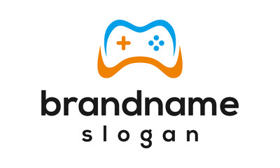 game stick logo design vector