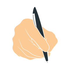 Hand With Pen Icon