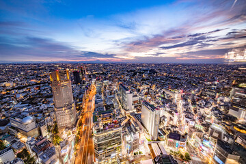 渋谷スカイからの夜景