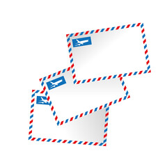 letter envelope  vector illustration  white background
