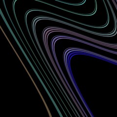 Silver red fluid lights, abstract background with lines