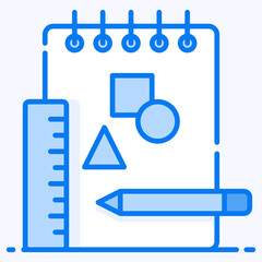 
Trendy vector design of sketching icon
