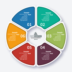 Abstract 3D Paper Infographics. Business template .Vector illustration