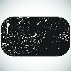 Ribbon in black.Grunge Logo Shape.Retro Label .Textured badge. banner design.Vector Background.
