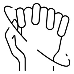 hand washing icon vector illustration