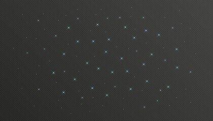 Vector gold glitter particles background effect for luxury greeting rich card. Sparkling texture. Star dust sparks in explosion on transparent background.