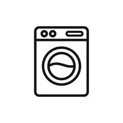 Washing machine icon design. vector illustration